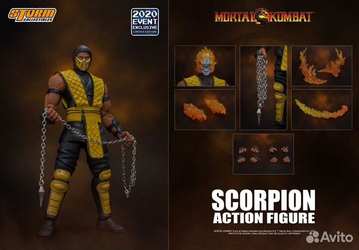 Фигурка Storm Collectibles Scorpion sdcc 2020 Excl