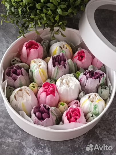 Зефирные тюльпаны