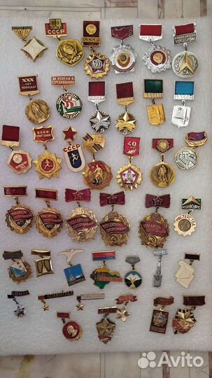 Коллекция значков СССР с подвеской