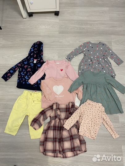 Вещи на девочку пакетом 80-86
