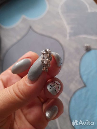 Серьги серебро