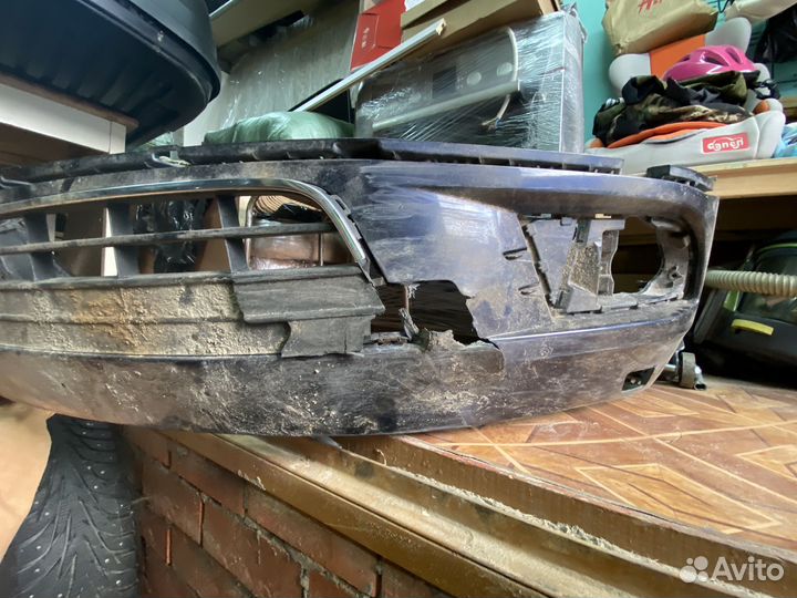 Бампер передний на volkswagen tiguan 1