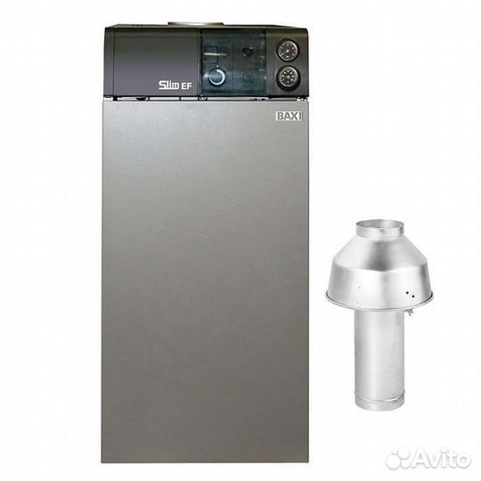 Котел Baxi slim EF 1.61 напольный с открытой каме