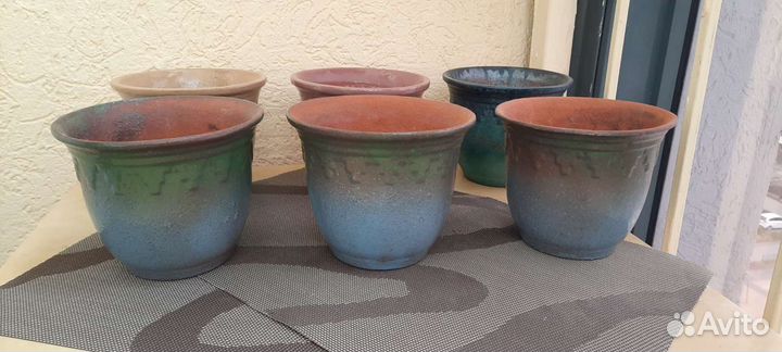 Горшки цветочные керамические
