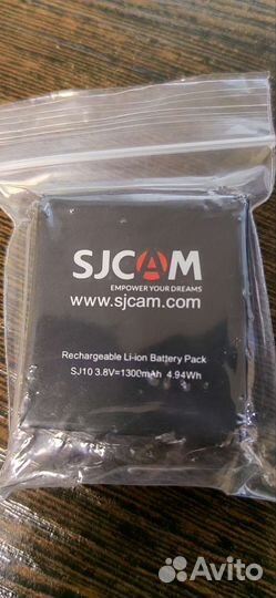 Аккумулятор экшн камеры sjcam