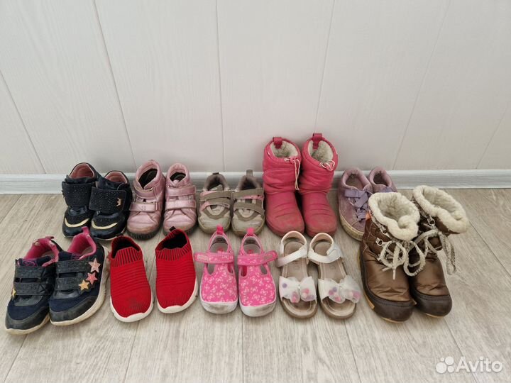 Обувь пакетом для девочки