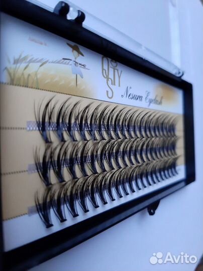 Ресницы пучки, Nesura Eyelash 20D, Kimcci 20D