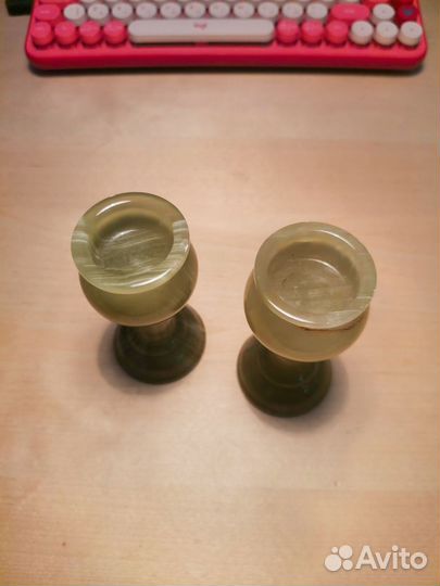 Подсвечники из оникса