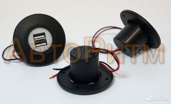 USB розетка 2A зарядка с подсветкой в автобус авто