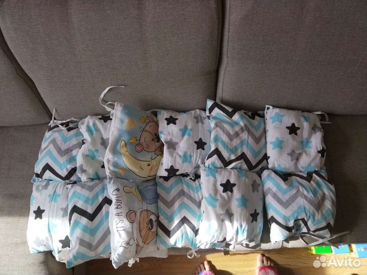 Бортики в детскую кроватку