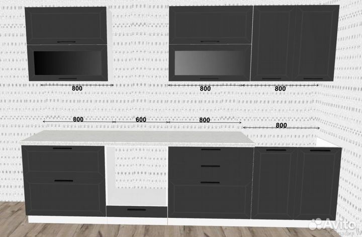 Кухонный гарнитур модульный новый