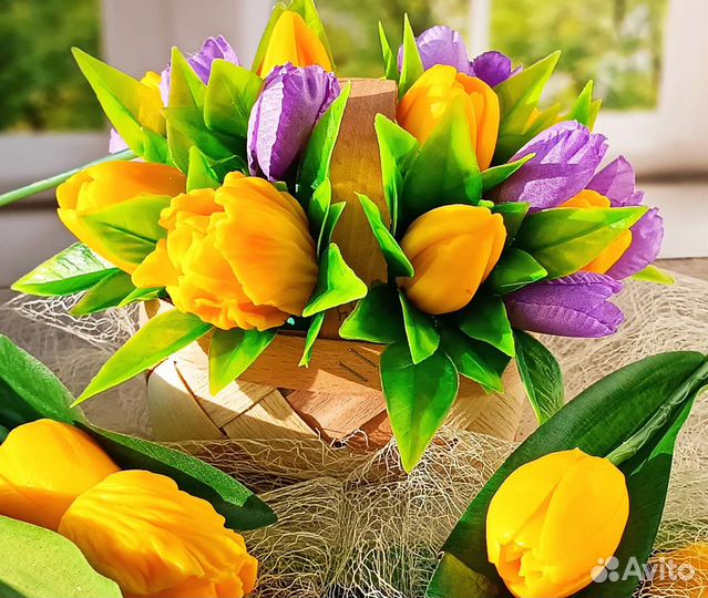 Букеты, композиции, мыло ручной работы