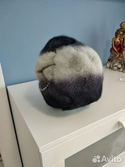 Шапка норковая женская 56 размер