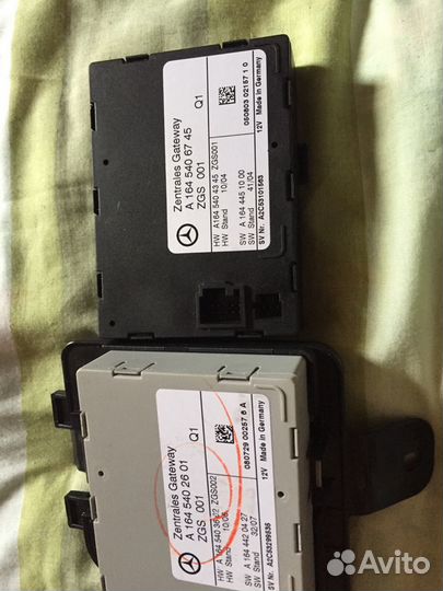 Блок ZGS Мерседес мл гл 164