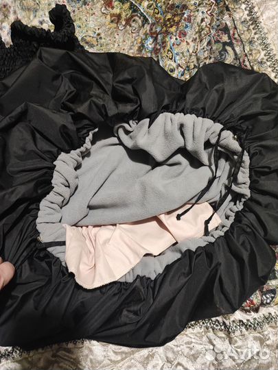 Юбка Мамарада Базовая тёплая на флисе L