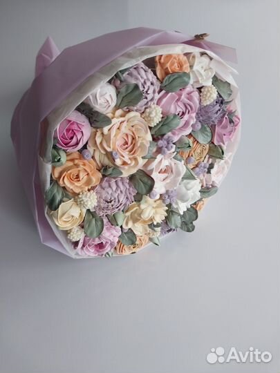 Сладкий букет из зефира