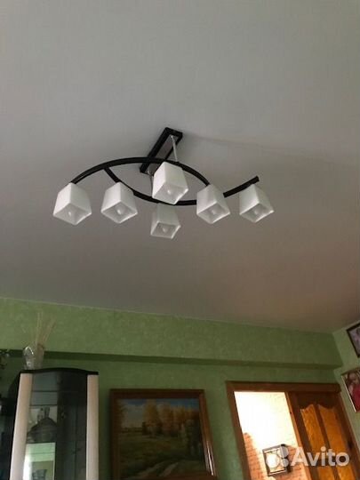 Люстра потолочная бу