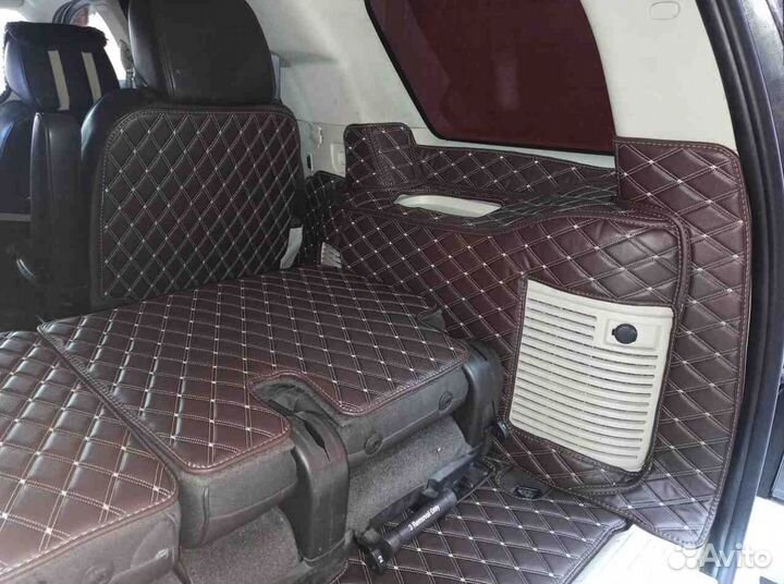 3D коврики в багажник cadillac escalade 3 2011