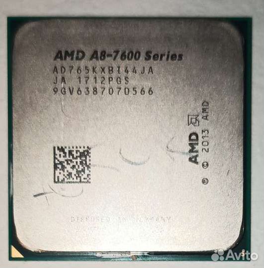 Процессор amd a8 7600 series