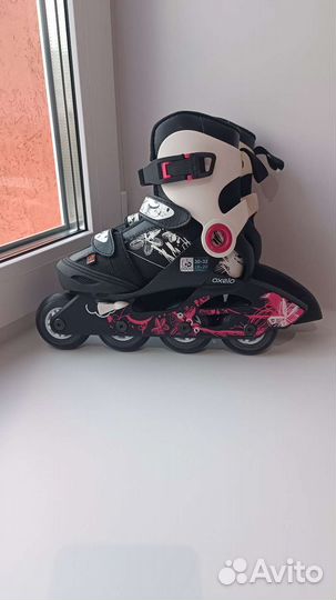 Роликовые коньки детские oxelo размер 30-32
