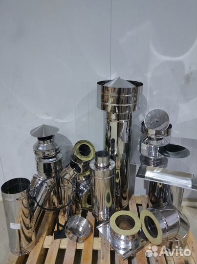 Дымоход 4 м Комплект Прямой Диаметр 200х300