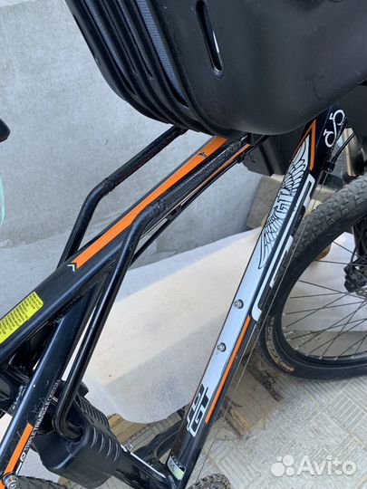 Детское велокресло переднее