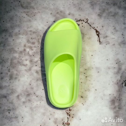 Кроссовки Adidas Yeezy Slide Green Glow