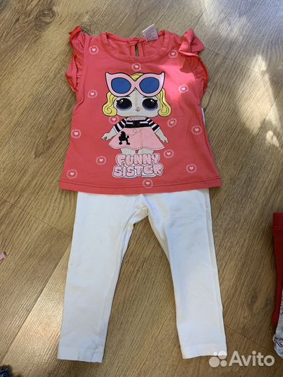 Вещи пакетом на девочку 1 год