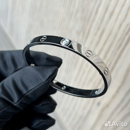 Браслет Cartier love bracelet 4 diamonds