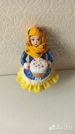 Игрушка из ваты пасхальная 