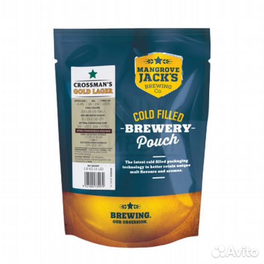 Экстракт солодовый mangrove jack Crossman Gold Lag