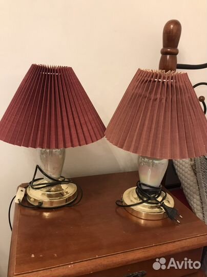 2 Лампы настольные, ночники