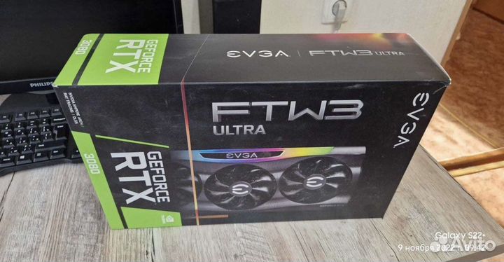 Видеокарта evga 3080 10gb