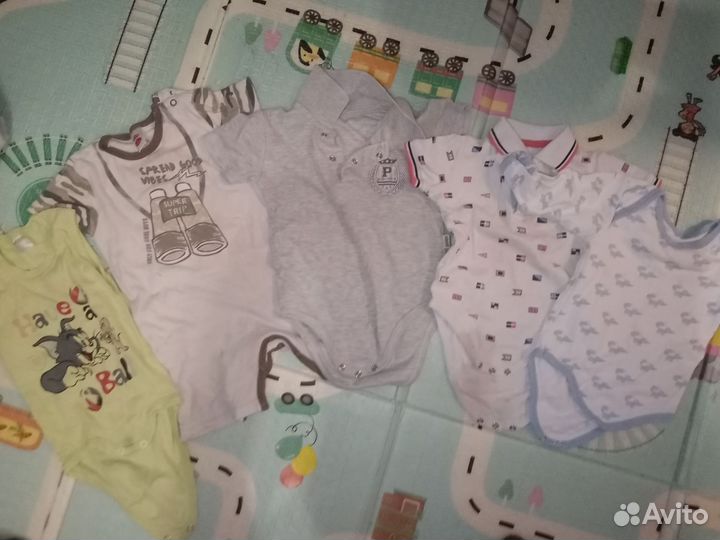 Вещи детские 50-56-62, горка и гамак для купания