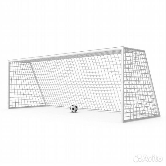 Сетка для футбольных ворот 7,5*2,5 м нить 3,0 мм