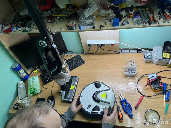 Ремонт пылесосов, ремонт роботов пылесосов