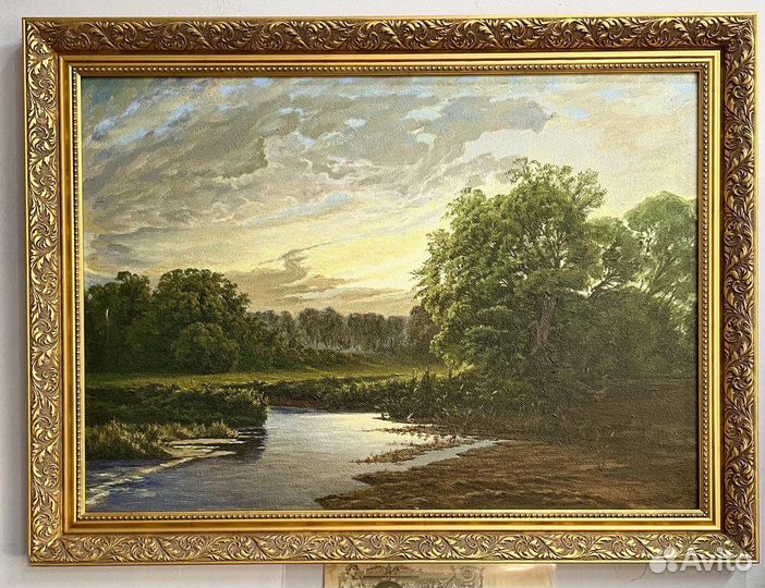 Картина холст масло пейзаж