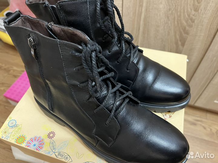Ботинки зимние натуральная кожа 40 41