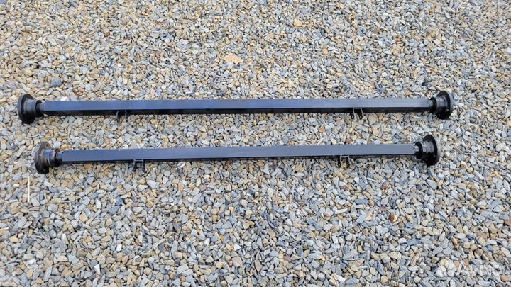 Ось легкового прицепа квадрат 50*50 со ступицами