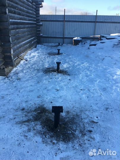 Свайно винтовой фундамент