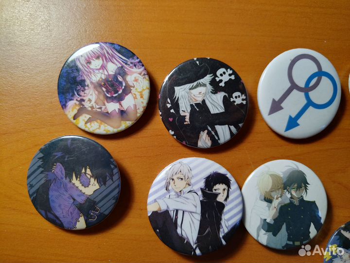 Аниме значки маленькие