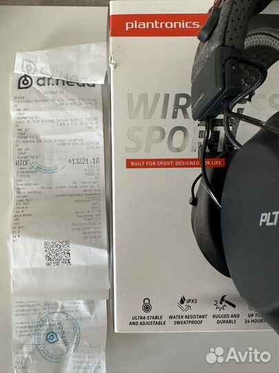 Беспроводные наушники Plantronics BackBeat FIT6100