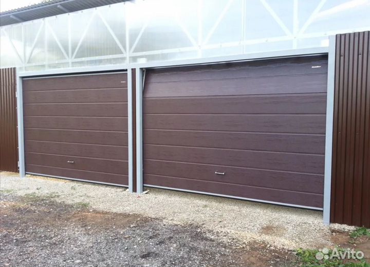 Секционные ворота бу