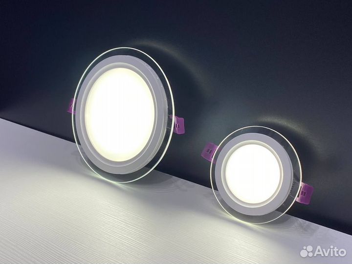 Круглые встраиваемые светильники