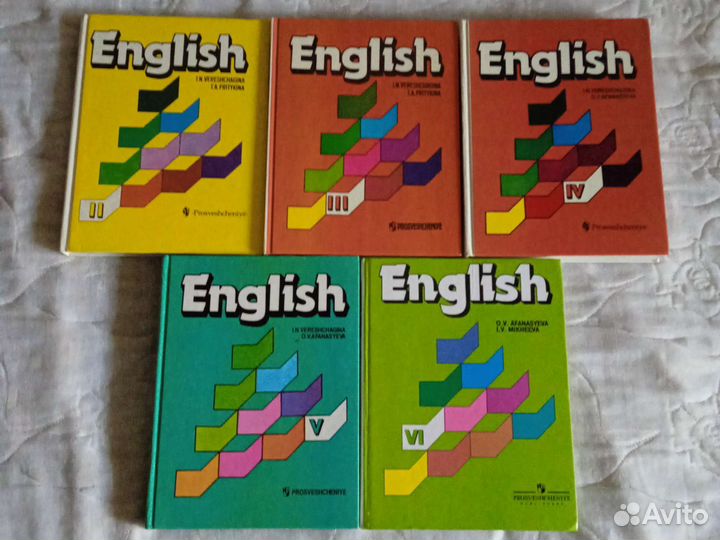 Английский язык Верещагина 2,3,4,5,6 класс