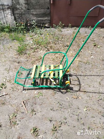 Детские санки с колёсами