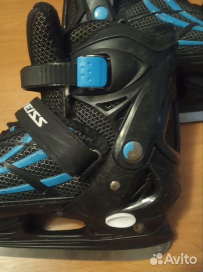 Коньки раздвижные 35-38