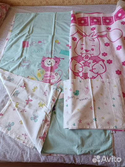 Детское постельное белье и одеяло