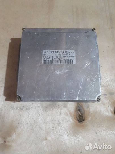 Блок управления двигателя А 029 545 34 32 мерседес
