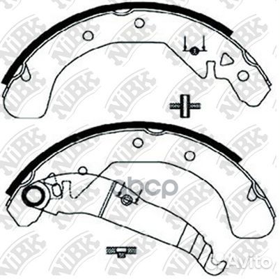 Колодки тормозные FN0599 NiBK
